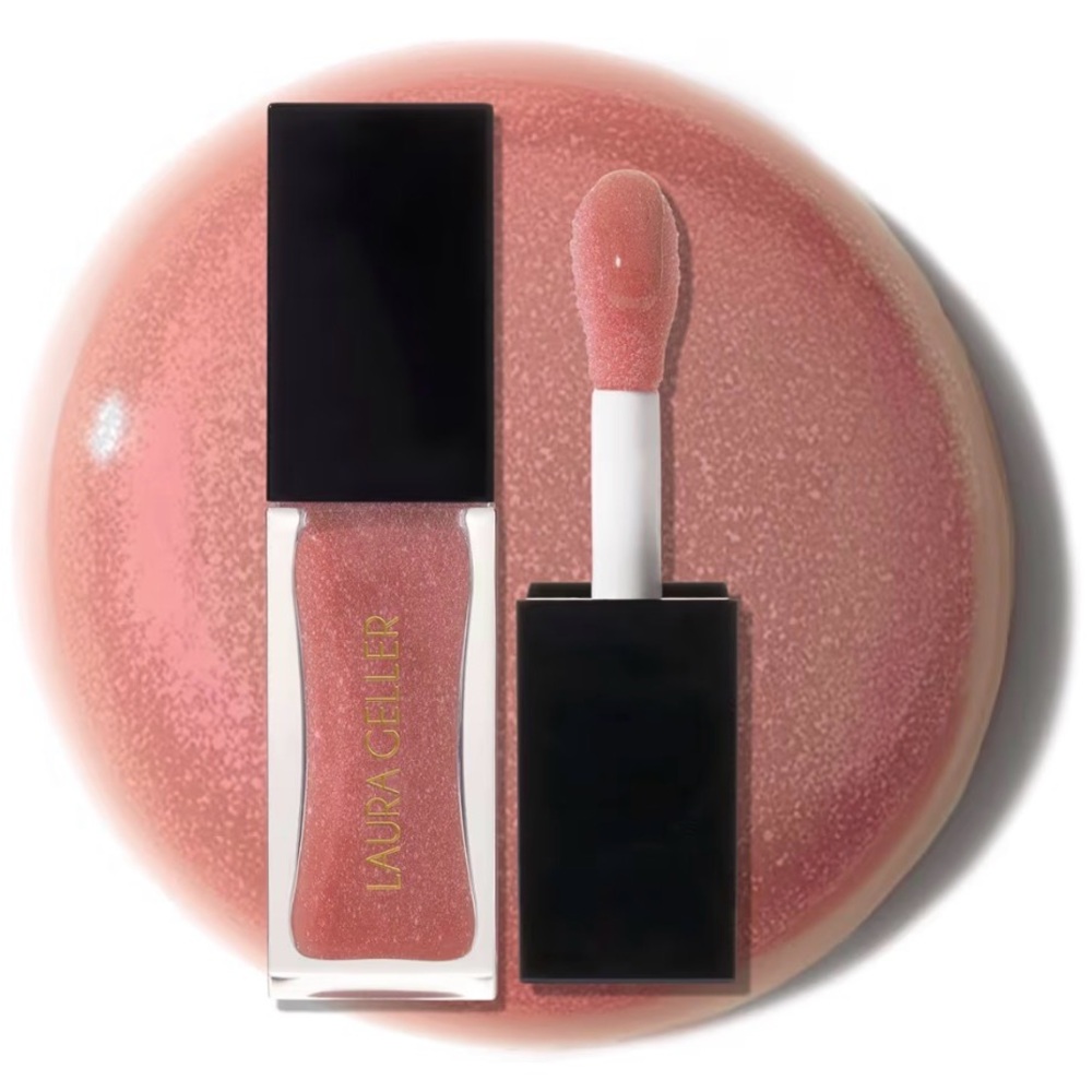 NEW Laura Gellar Fine Shine Glossy Lip Oil Mauve Along